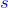 \textcolor{blue}{s}